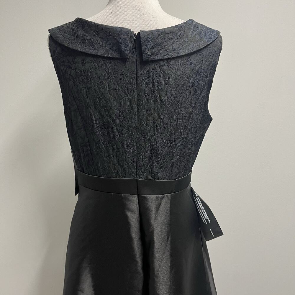 Kay Unger Black Colette Walk Thru Jumpsuit Formal Evening Gown Dress size 14 - Picture 16 of 16